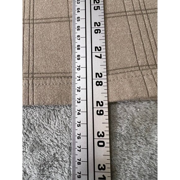 Van Heusen Polo Shirt Mens Size XL Beige Heavy  Knit Classic Fit Long Sleeve - Picture 4 of 6